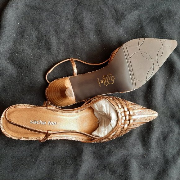 Woman's Evening Shoes Size 7M - Picture 4 of 7